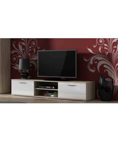 Cama Meble Cama TV stand SOHO 180 sonoma oak/white gloss