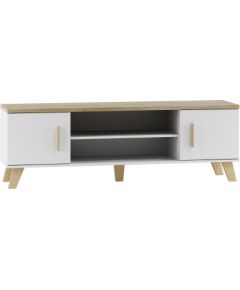 Cama Meble Cama TV stand LOTTA 160 2D2K white/sonoma