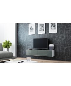 Cama Meble Cama TV stand VIGO 140 30/140/40 white/grey gloss