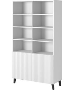 Cama Meble Shelving unit PAFOS 100x40x176.5 cm white matt