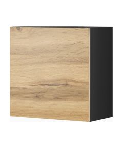 Cama Meble Cama square cabinet VIGO 50/50/30 black/wotan oak