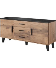 Cama Meble Cama sideboard LOTTA 150 2D3S wotan oak + mat black