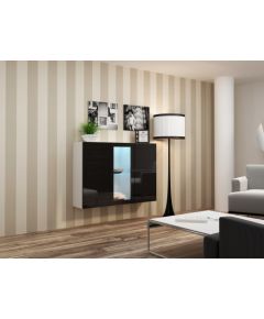 Cama Meble Cama Sideboard VIGO 90/120/38 white/black glossy