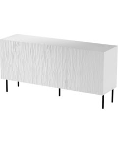 Cama Meble JUNGLE chest 152x40.5x74.5 white matt + black legs