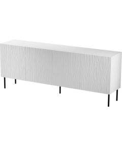 Cama Meble JUNGLE chest 190x40.5x74.5 white matt + black legs