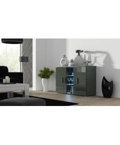 Cama Meble Cama sideboard 120 cm SOHO S7 grey/grey gloss