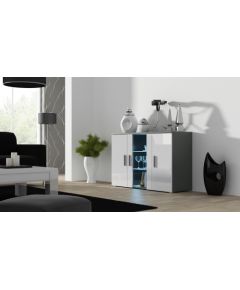 Cama Meble Cama sideboard 120 cm SOHO S7 grey/white gloss