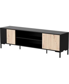 Cama Meble Cama RTV cabinet MERCI RTV cabinet 180 x 40 x 53.5 cm black/oak artisan