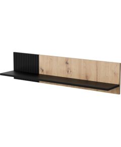 Cama Meble Cama MERCI shelf 110x20x25 black/oak artisan