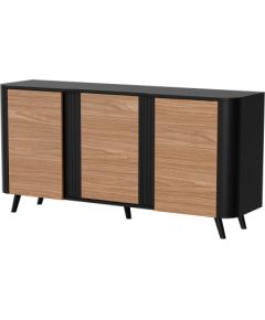 Cama Meble Cama VOLARE chest of drawers 151 x 39 x 75 cm black/walnut