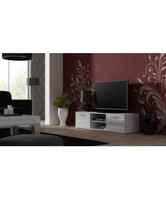 Cama Meble Cama TV stand SOHO 140 white/white gloss