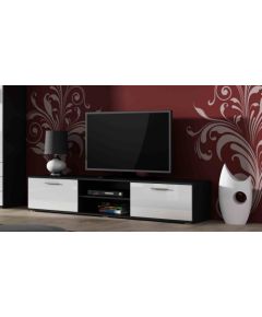 Cama Meble Cama TV stand SOHO 180 black/white gloss