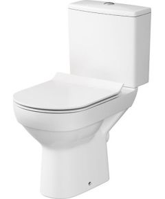 Cersanit City 010 WC Compact New CleanOn 603 With Slim, Duroplast, Antibacterial, Soft-close And Easy-off Toilet Seat