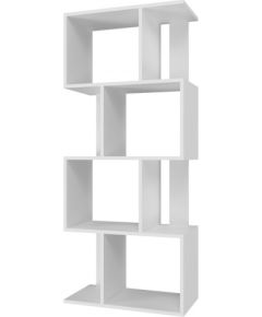 Top E Shop Bookcase FIESTA 4P 59.5x30x140 cm, white