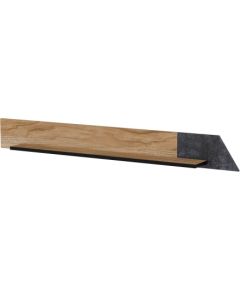 Cama Meble Cama OVO shelf 130x20xH15 oak/concrete