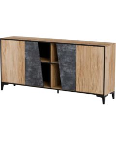 Cama Meble Cama 4D chest of drawers OVO 180x38xH83 oak/concrete