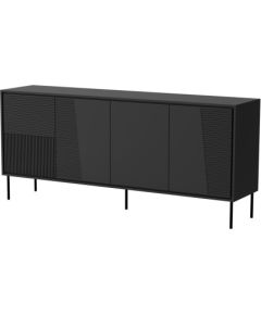 Cama Meble 4D ABI chest of drawers 200x45x88 matt black