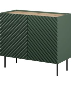 Cama Meble 2D chest of drawers ONDA 98x45xH85 green