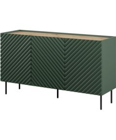 Cama Meble 3D2SZ ONDA chest of drawers 150x45xH85 green