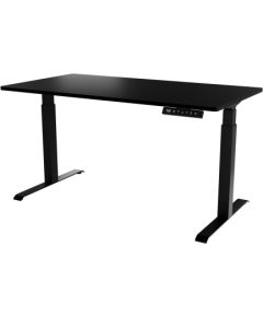 Cama Meble Desk with electric height adjustment MOON LONG 150x80x72-120 black