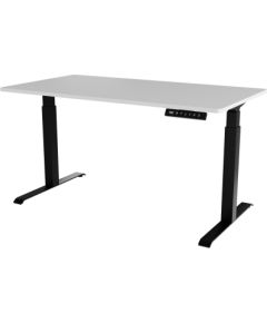 Cama Meble Desk with electric height adjustment MOON LONG 150x80x72-120 black/white