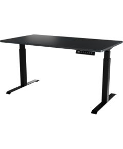 Cama Meble Desk with electric height adjustment MOON LONG 150x80x72-120 black/anthracite