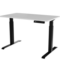 Cama Meble Desk with electric height adjustment MOON 121x67x72-120 Black/White