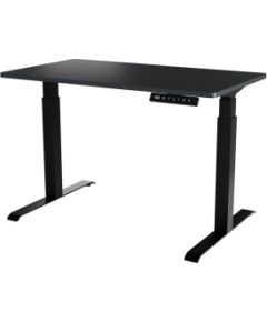 Cama Meble Desk with electric height adjustment MOON 121x67x72-120 black/anthracite