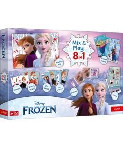 TREFL FROZEN 8in1 Mix&play galda spēļu komplekts