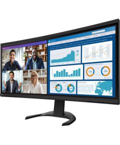 Monitor Eizo EIZO FlexScan EV3450XC-BK - monitor 34,1", 3440 x 1440 UWQHD, zakrzywiony, wbudowana kamera 21:9, (czarny)