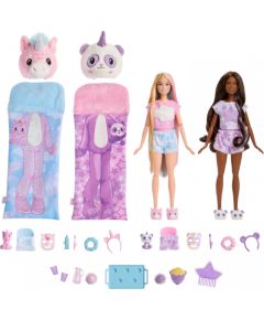 Lalka Barbie Mattel Cutie Reveal Piżama party zestaw HRY15