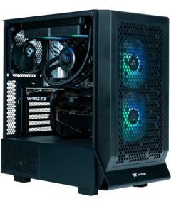 Thermaltake Toughline Liquid C300A, gaming PC (black/transparent, Windows 11 Home 64-bit)