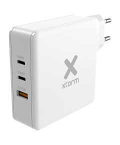 Xtorm 3-port USB charger 140W USB-C PD3.1 EPR GaN, white (USB-C PD EPR 140W, USB-C PD100W, USB-A QC 3.0)