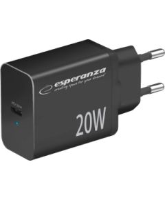 Esperanza EZC104K mains charger 20W Black