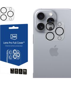 Tempered glass for camera 3mk Lens Pro Apple iPhone 16 Pro/16 Pro Max black