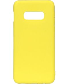 Evelatus Samsung  Galaxy S10e Nano Silicone Case Soft Touch TPU Yellow