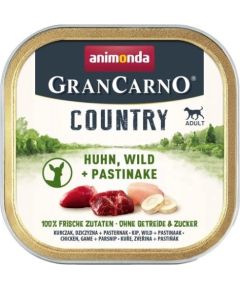 ANIMONDA GranCarno Adult Country Chicken, venison and parsnips - wet dog food - 150g