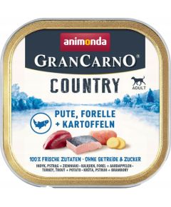 ANIMONDA GranCarno Adult Country Turkey, trout and potatoes - wet dog food - 150g