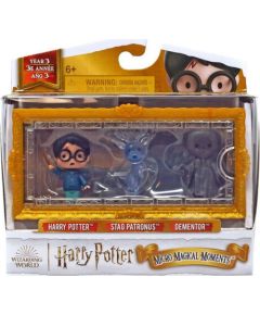 Spin Master Harry Potter: Micro Magical Moments - Harry Potter/Stag Patronus/Dementor Figures Set (6069437)