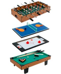 Galda spēle 4 in 1 (ping-pong, gaisa hokejs, futbols, biljards) 5+ CB85327