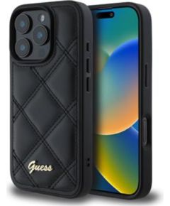 Guess GUHCP16LPSQSQSK Aizmugurējais Apvalks Priekš Apple iPhone 16 Pro