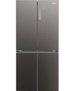 Haier HCR3818ENMD side-by-side refrigerator Freestanding 467 L E Grey