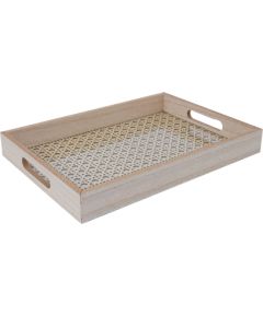 Tray HAZEL 35x25cm, beige