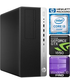 HP 800 G3 Tower i3-7100 8GB 512SSD M.2 NVME GTX1650 4GB WIN10Pro