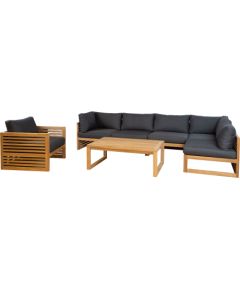 Set SERENITY corner sofa 2+2+1, table and armchair