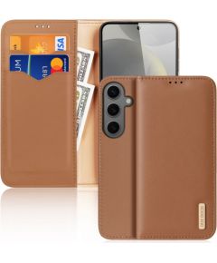 Dux Ducis -  Dux Ducis Hivo case with flap and RFID blocker for Samsung Galaxy S24 - brown