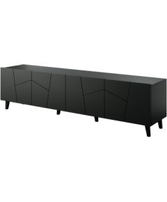 Cama Meble RTV cabinet ETNA 200x42x52 matte black