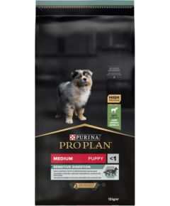 Purina Pro Plan Medium Puppy Sensitiv Optidigest - Lamb - dry food for dogs - 12 kg