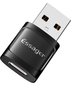 Adapter OTG USB-C female to USB 3.0 male Essager (black)