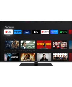 Telewizor JVC JVC LT-43VGQ8255, QLED TV - 43 - black, UltraHD/4K, triple tuner, Google TV